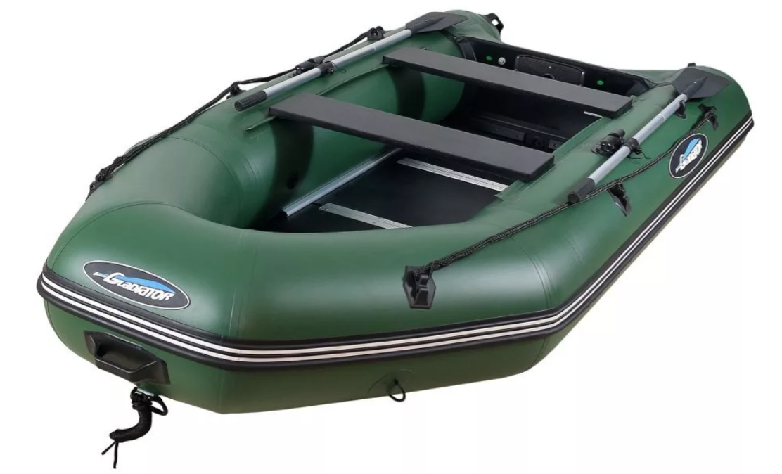 МОТОРНО-ГРЕБНАЯ ЛОДКА ПВХ GLADIATOR А 340 ТК С ФАНЕРНЫМ ПОЛОМ в Орехово-Зуево