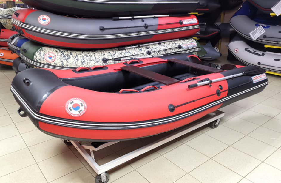 КОМПЛЕКТ Лодка MISHIMO PRO 350 + ЛОДОЧНЫЙ МОТОР MARLIN MP 9.9 (20) AMHS PRO в Орехово-Зуево