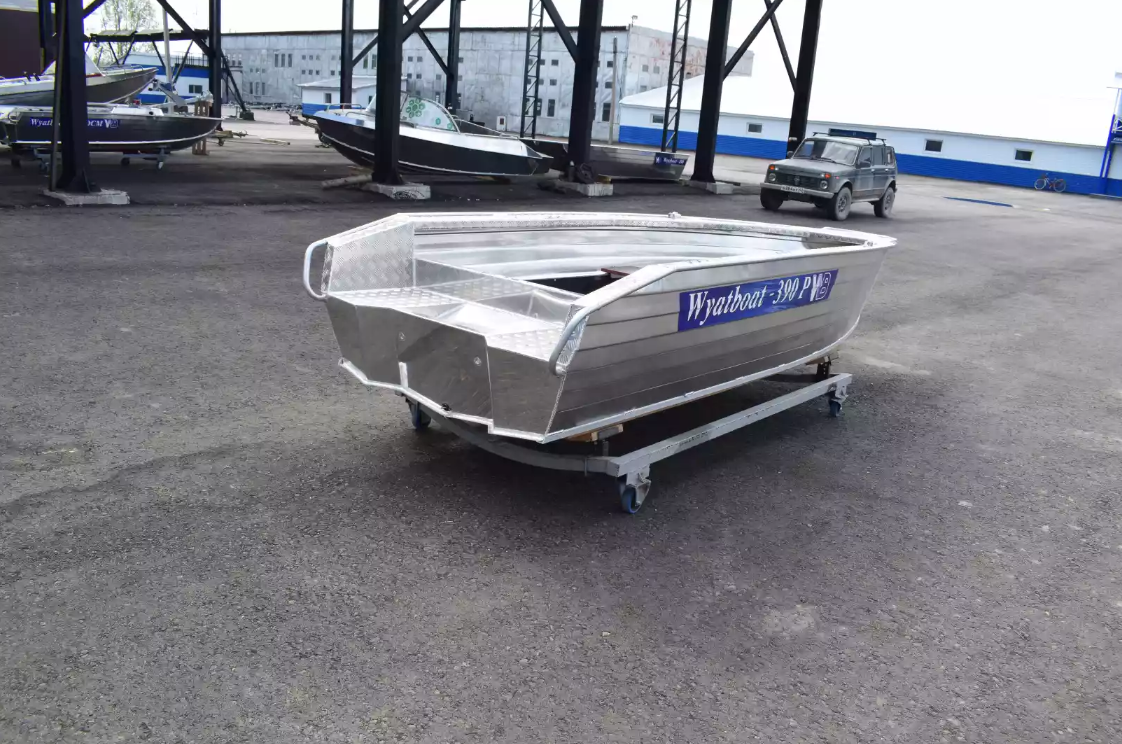 Алюминиевая лодка Wyatboat-390Р Увеличенный борт в Орехово-Зуево