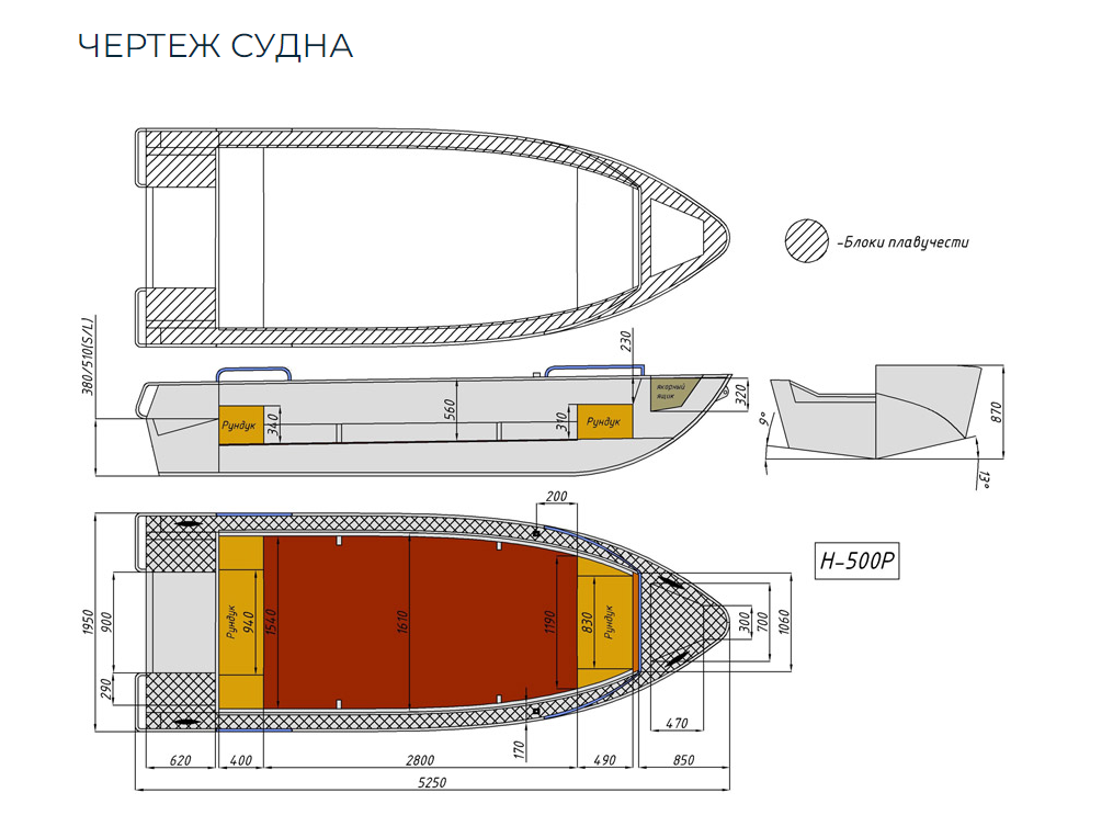 Алюминиевая лодка Неман-500 P в Орехово-Зуево