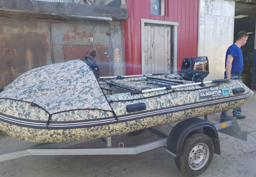 НАДУВНАЯ ЛОДКА GLADIATOR C370AL в Орехово-Зуево