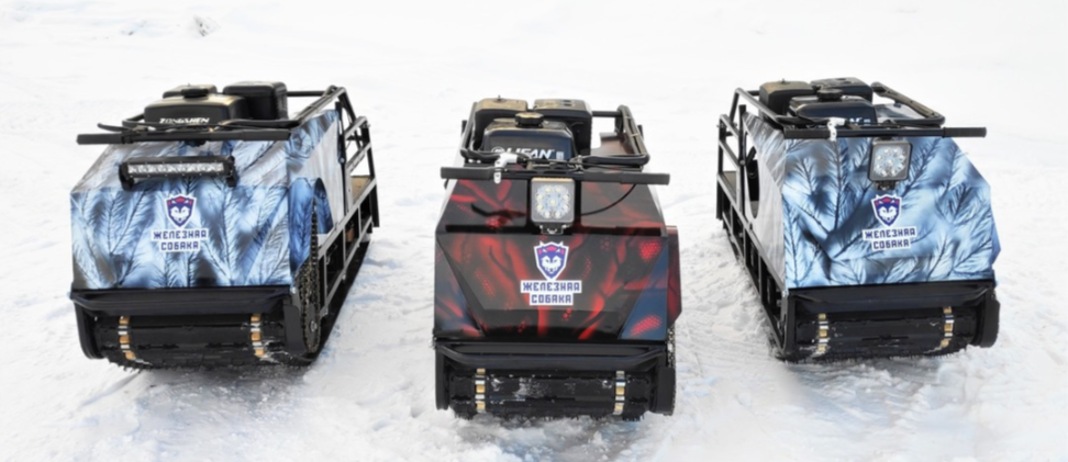 Мотобуксировщик Irondog (Железная собака) M500 15 Камуфляж Охотник в Орехово-Зуево