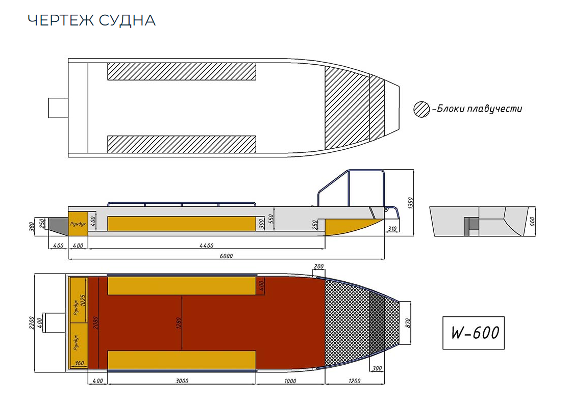 Алюминиевая лодка Wyatboat-600 в Орехово-Зуево