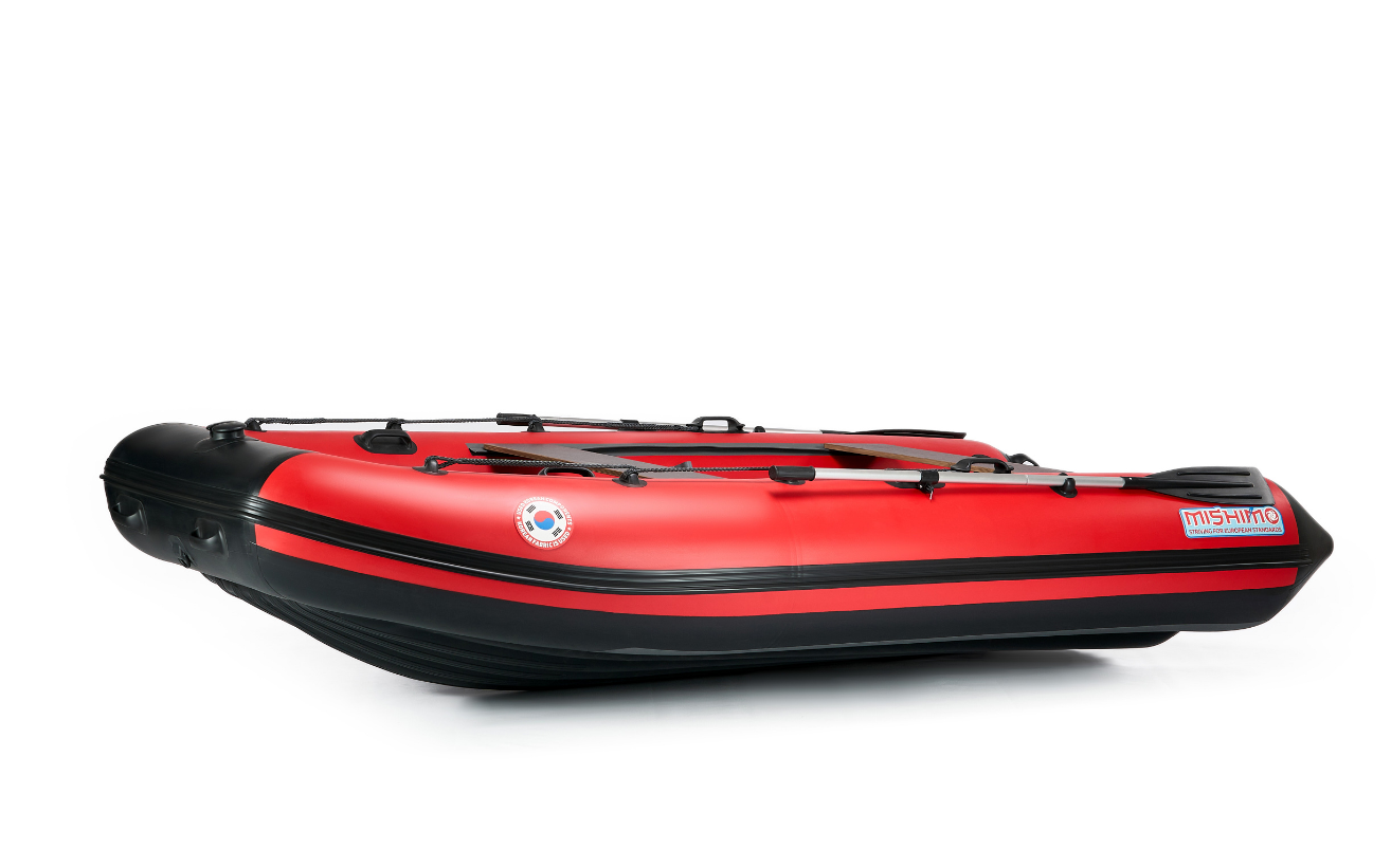 КОМПЛЕКТ ЛОДКА MISHIMO RAPID 380 PRO+ ЛОДОЧНЫЙ МОТОР MARLIN MP 9.9 (20) AMHS PROLINE FORCE в Орехово-Зуево