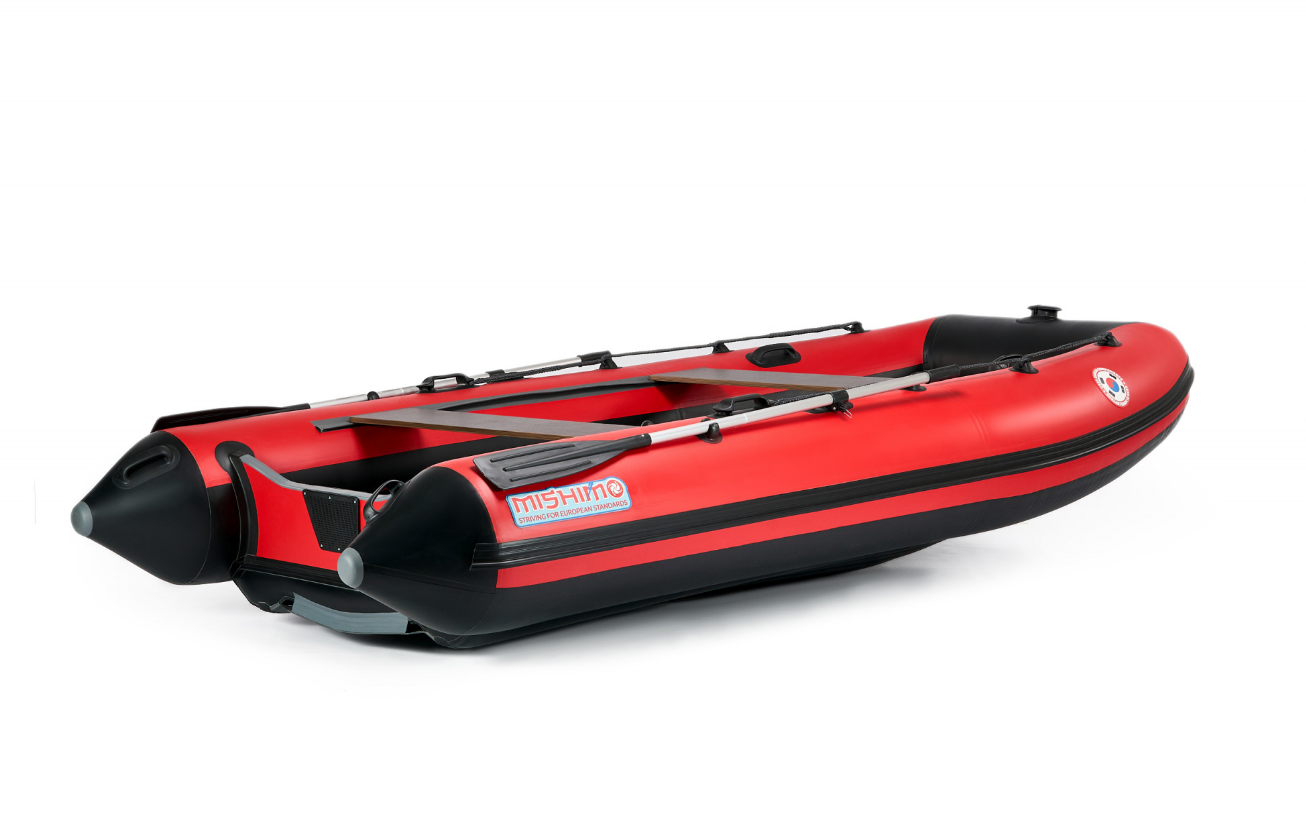 КОМПЛЕКТ ЛОДКА MISHIMO RAPID 380 + ЛОДОЧНЫЙ МОТОР MARLIN MP 9.9 (20) AMHS PROLINE FORCE в Орехово-Зуево