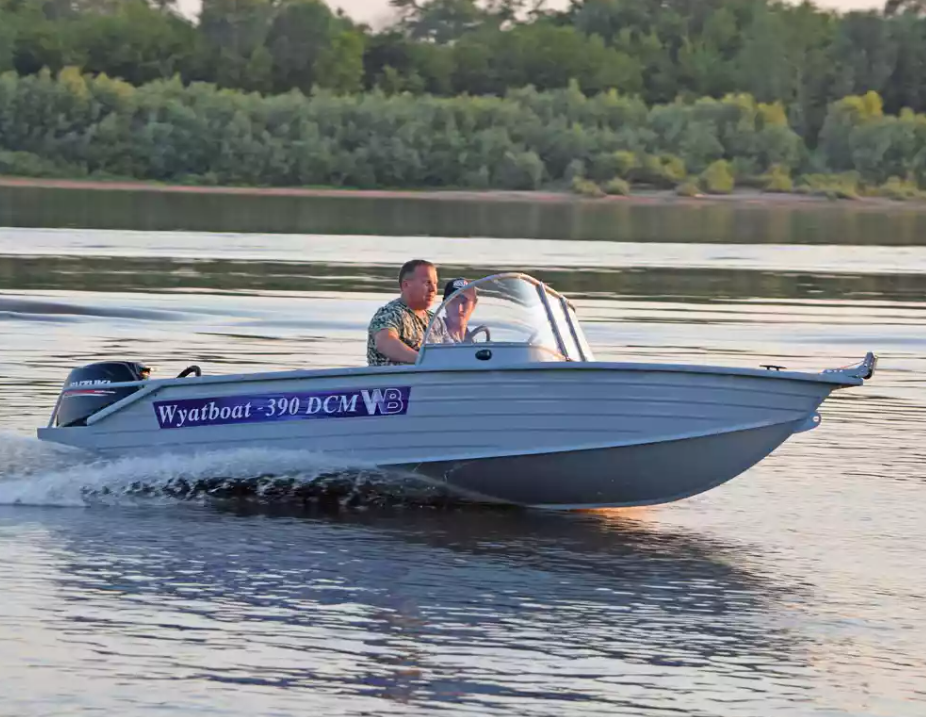 Алюминиевая лодка Wyatboat-390 DCM в Орехово-Зуево