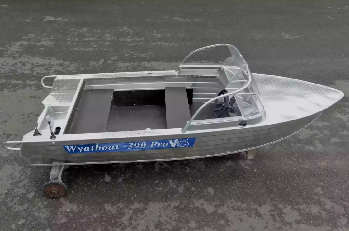 Алюминиевая лодка Wyatboat-390 Pro в Орехово-Зуево