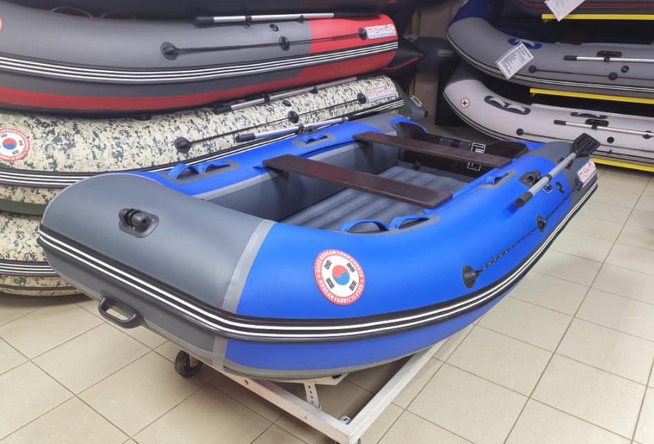 КОМПЛЕКТ Лодка MISHIMO PRO 350 + ЛОДОЧНЫЙ МОТОР MARLIN MP 9.9 (20) AMHS PRO в Орехово-Зуево