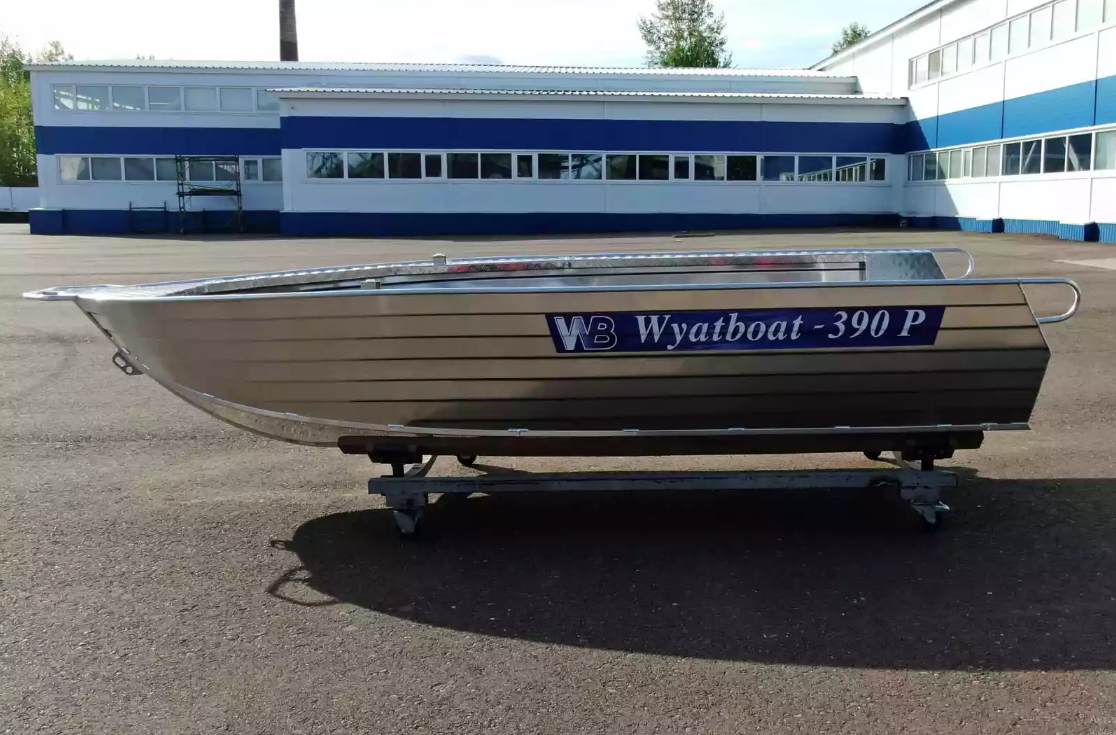 Алюминиевая лодка Wyatboat-390РМ увеличенный борт в Орехово-Зуево