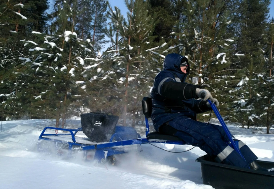 Мотобуксировщик толкач Альбатрос-XL8 с модулем. Без фары, тележки в Орехово-Зуево