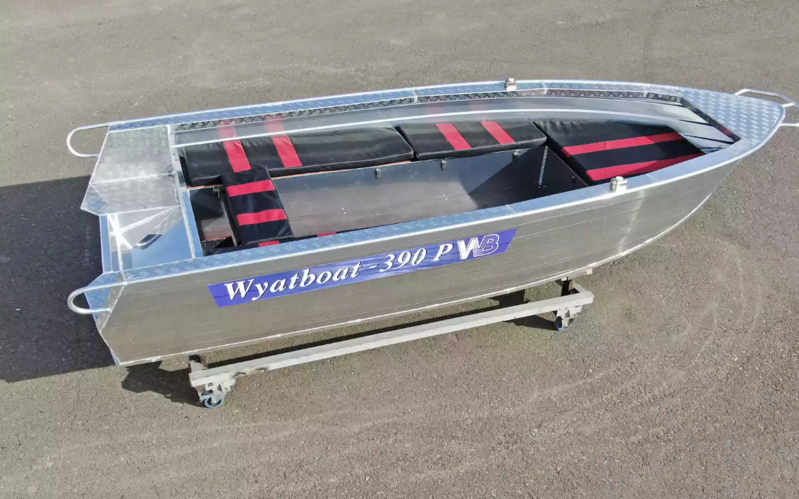 Алюминиевая лодка Wyatboat-390РМ увеличенный борт в Орехово-Зуево