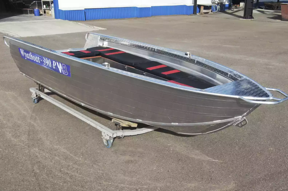 Алюминиевая лодка Wyatboat-390РМ увеличенный борт в Орехово-Зуево