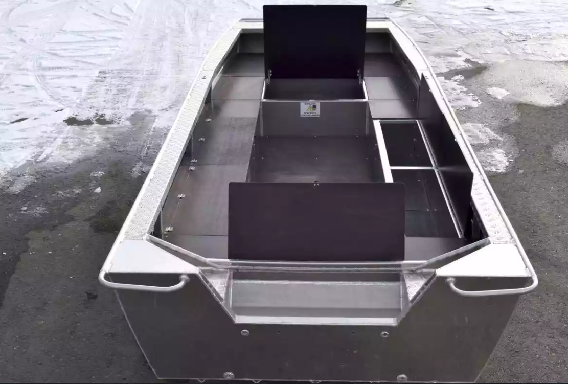 Алюминиевая лодка Wyatboat-490 Jonboat в Орехово-Зуево