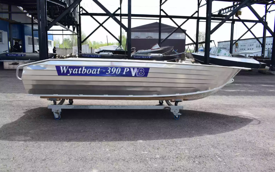 Алюминиевая лодка Wyatboat-390Р Увеличенный борт в Орехово-Зуево