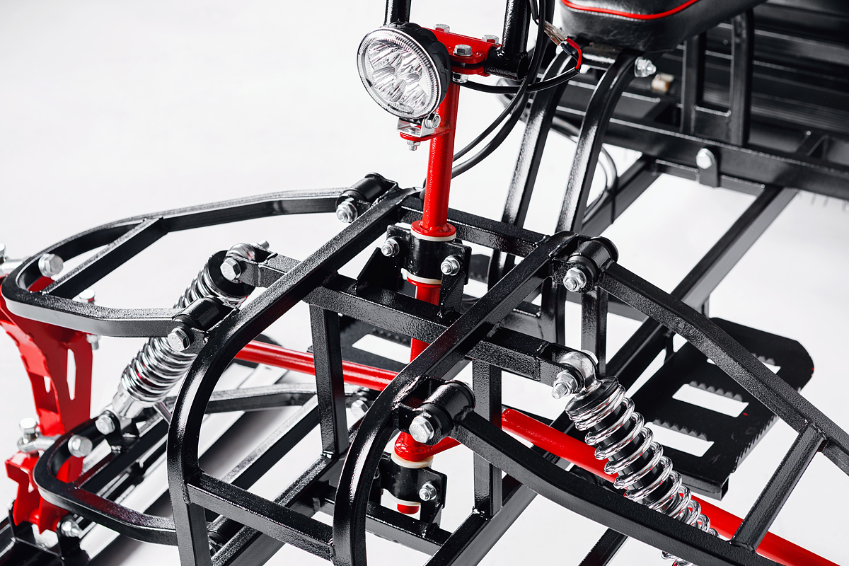 Лыжный модуль IKUDZO с подогревом ручек металлические лыжи в Орехово-Зуево