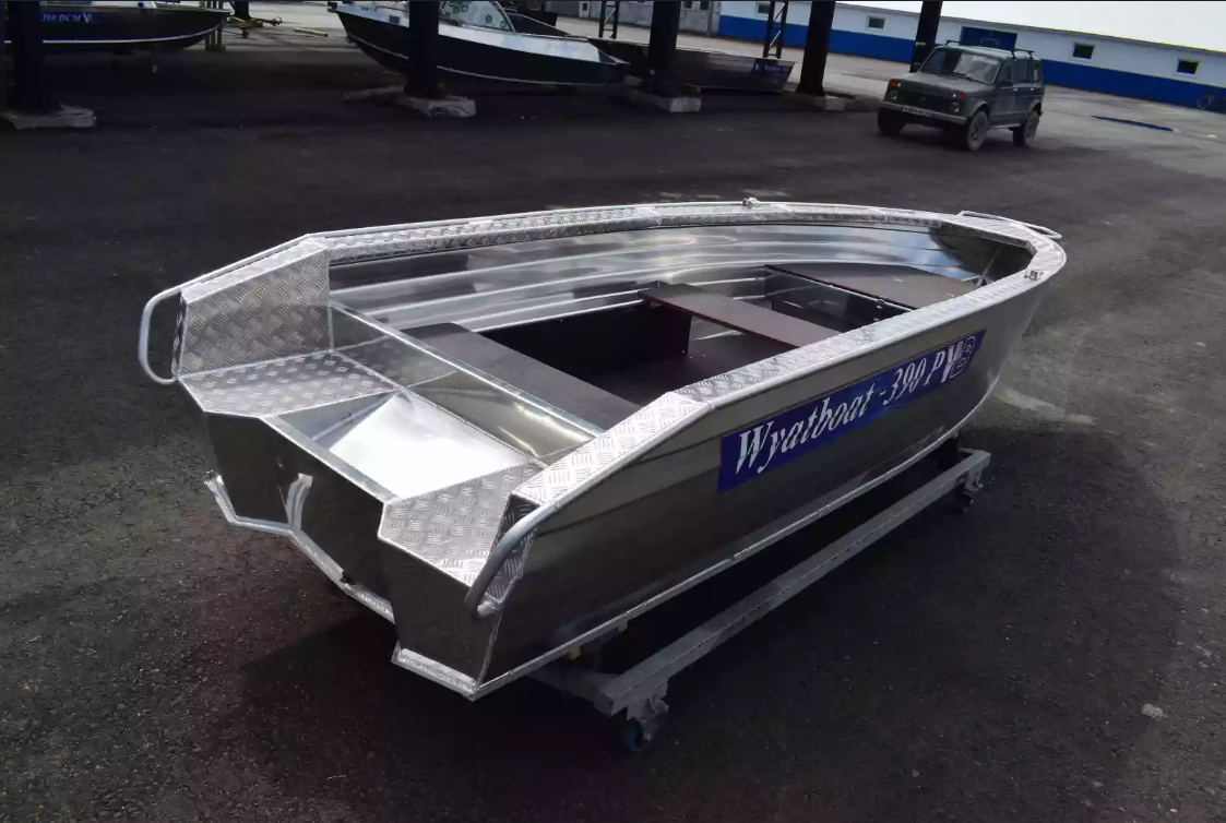 Алюминиевая лодка Wyatboat-390Р Увеличенный борт в Орехово-Зуево