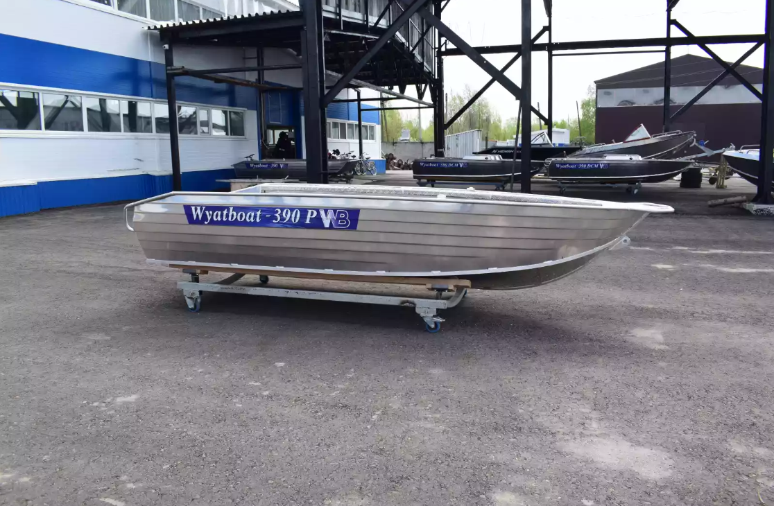 Алюминиевая лодка Wyatboat-390Р Увеличенный борт в Орехово-Зуево