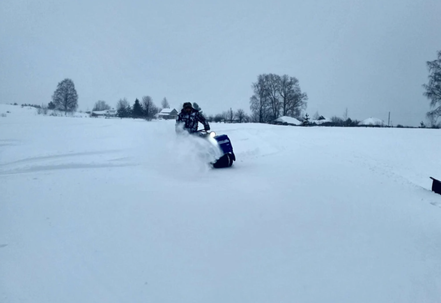 Мотобуксировщик Альбатрос-XLV 9 мини, тележки, 1250 мм в Орехово-Зуево