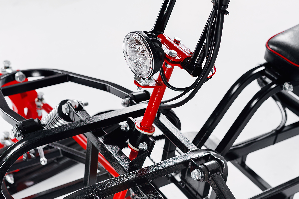 Лыжный модуль IKUDZO с подогревом ручек металлические лыжи в Орехово-Зуево