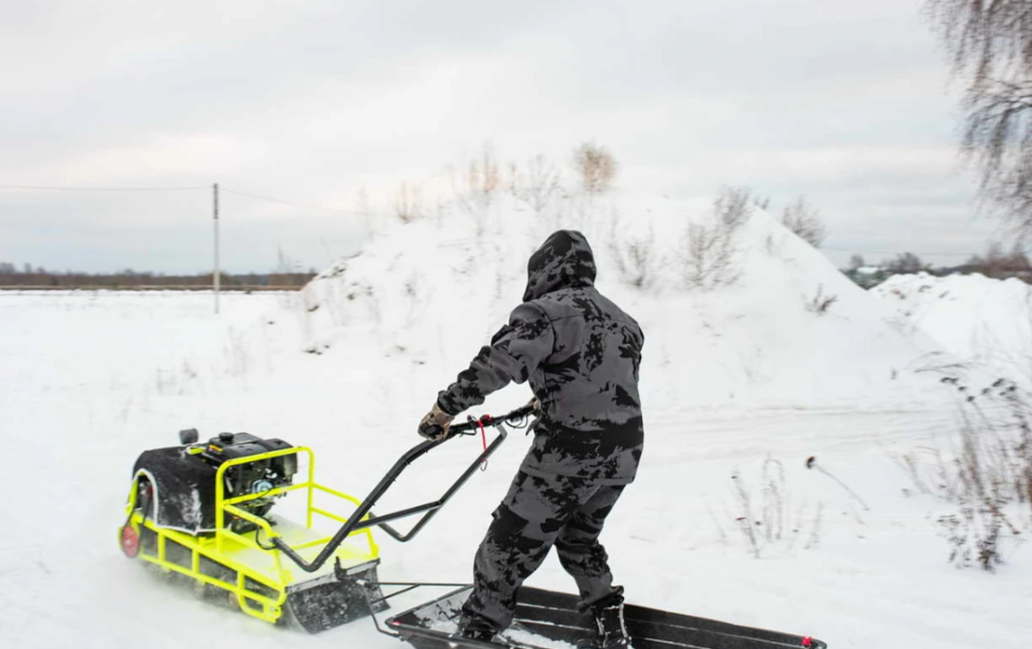 Мотобуксировщик Бурлак ХОЗЯИН-1 (капот ткань) в Орехово-Зуево