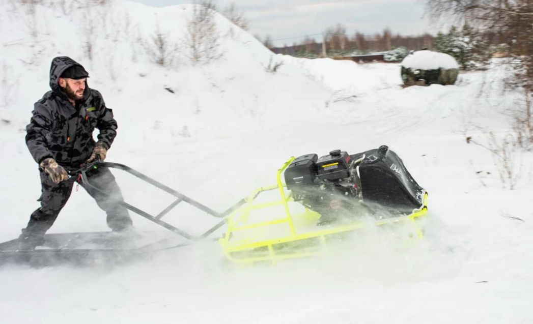 Мотобуксировщик Бурлак ХОЗЯИН-1 (капот ткань) в Орехово-Зуево