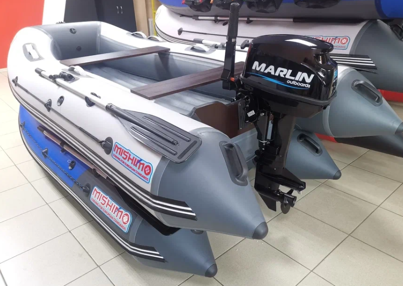КОМПЛЕКТ ЛОДКА MISHIMO LITE 335 + МОТОР 9,8 Л.С. в Орехово-Зуево