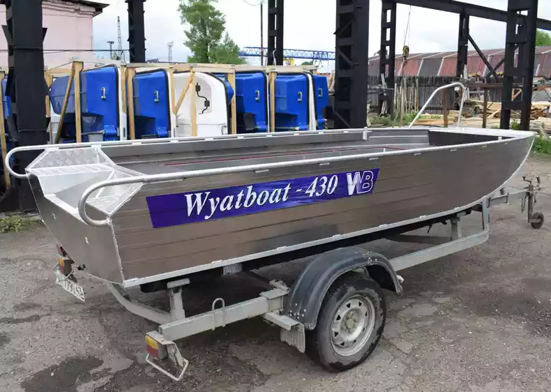 Алюминиевая лодка  Wyatboat-430 Master в Орехово-Зуево