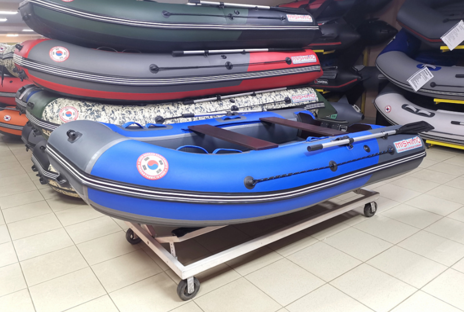 КОМПЛЕКТ Лодка MISHIMO PRO 350 + ЛОДОЧНЫЙ МОТОР MARLIN MP 9.9 (20) AMHS PRO в Орехово-Зуево