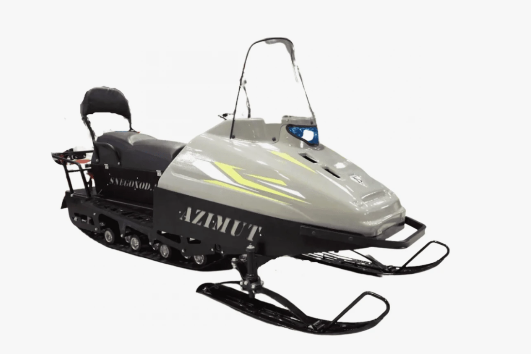 Миниснегоход Бурлак Азимут 24 л.с. , эл.запуск, реверс, тормоз гидравл, капот серый в Орехово-Зуево