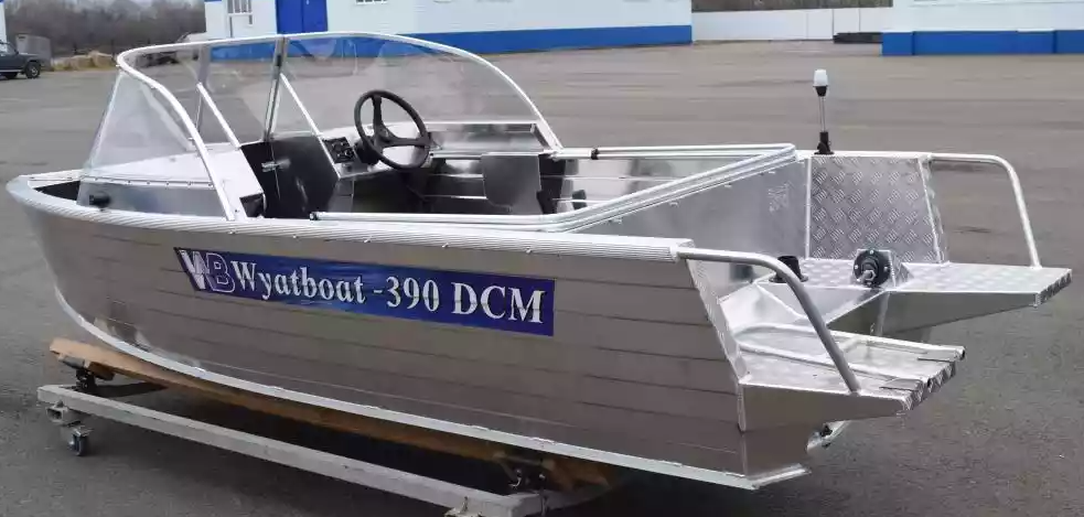 Алюминиевая лодка Wyatboat-390 DCM Увеличенный борт в Орехово-Зуево
