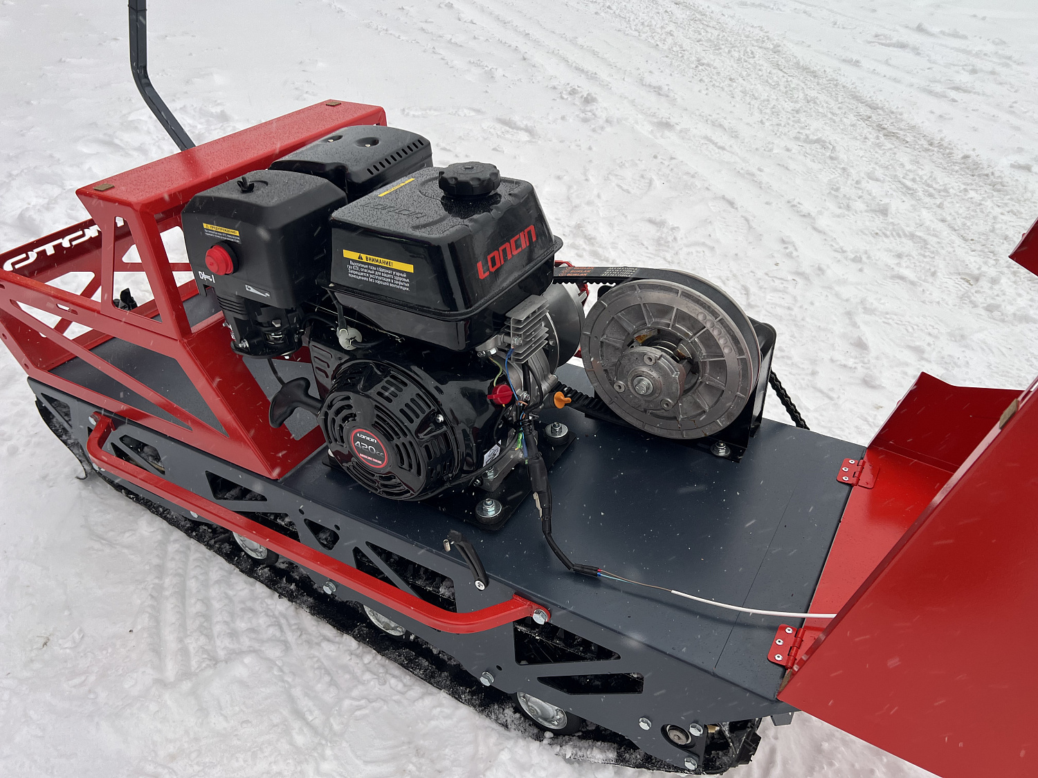 Мотобуксировщик EX-MOTO SNOWDOG S500 15л.с в Орехово-Зуево