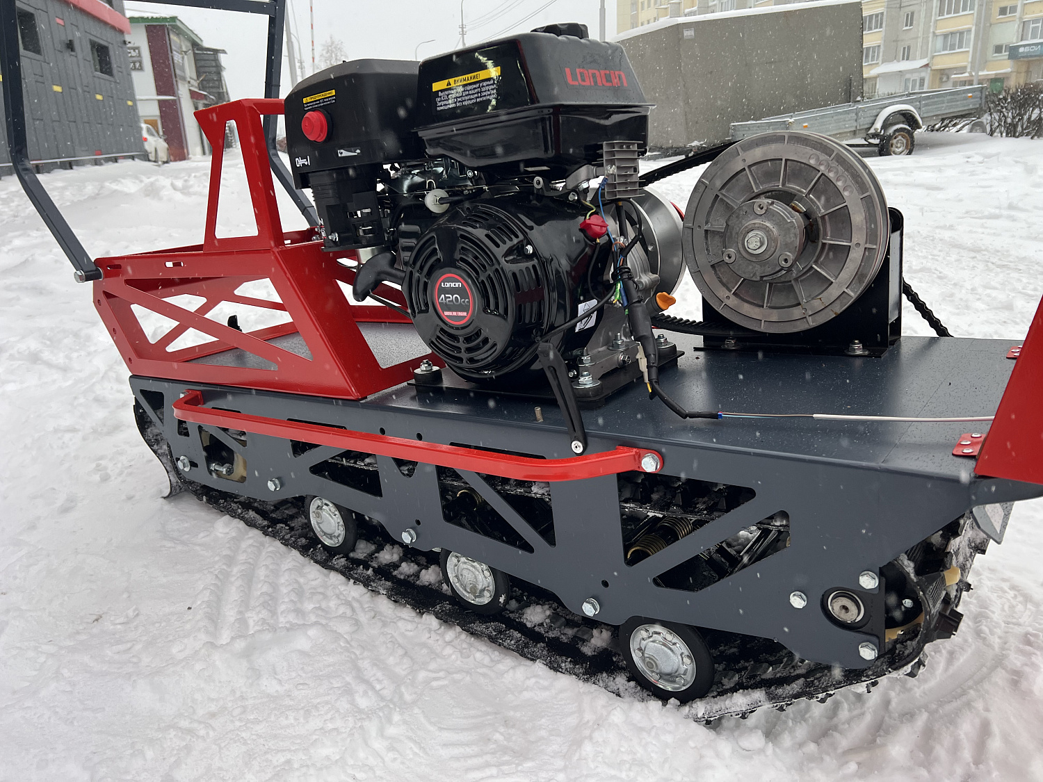 Мотобуксировщик EX-MOTO SNOWDOG S500 15л.с в Орехово-Зуево