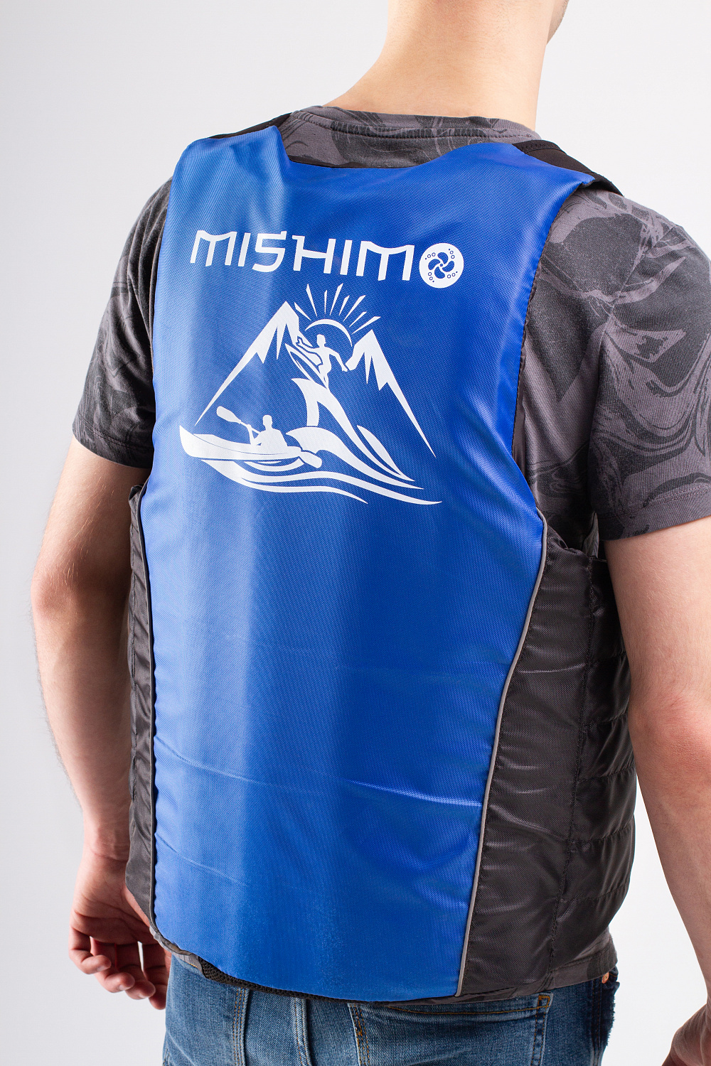 Жилет спасательный MISHIMO PRO Премиум качества Черно-синий в Орехово-Зуево