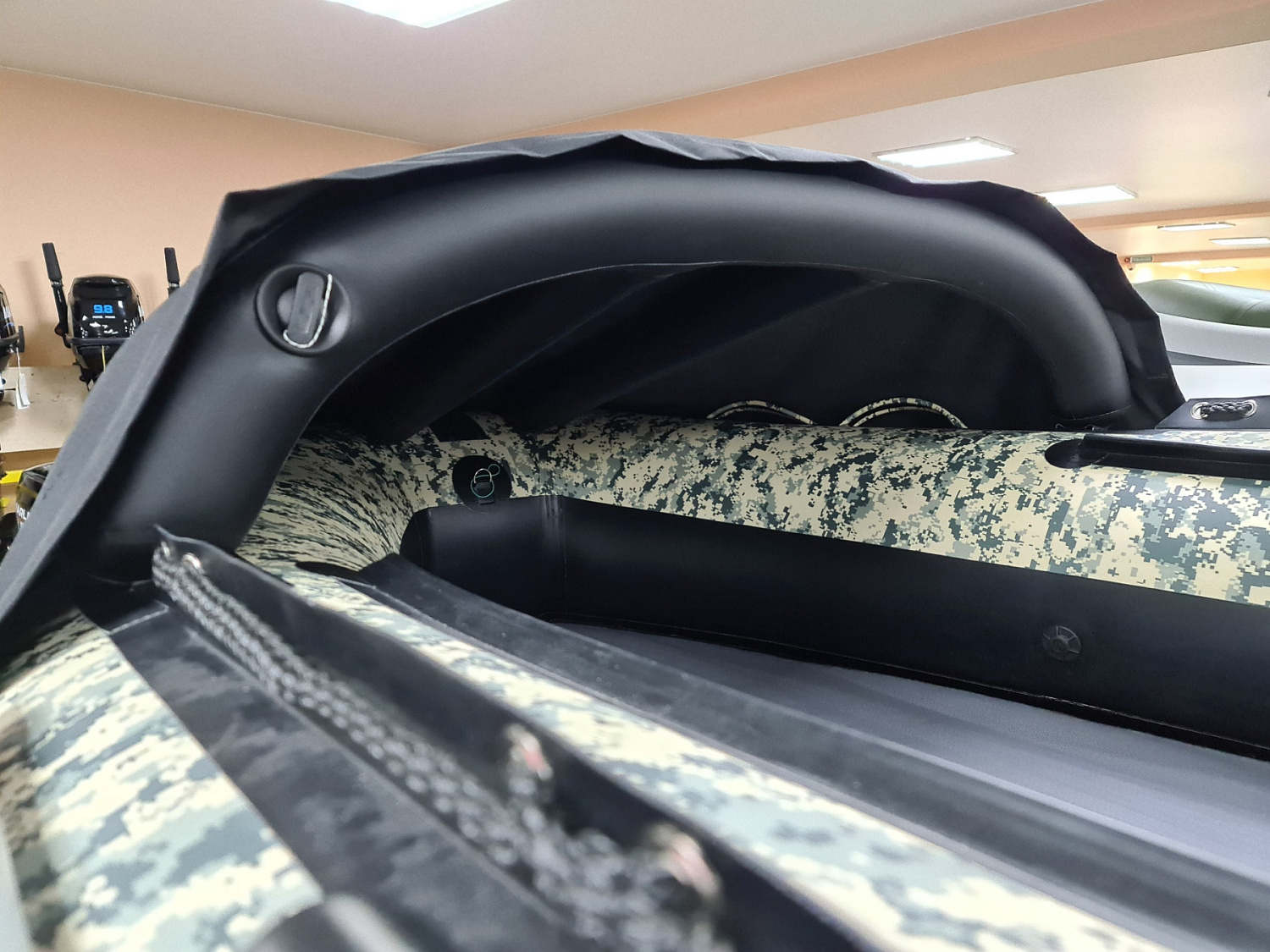 КОМПЛЕКТ НОСОВОГО ТЕНТА К ЛОДКЕ SMARINE AIR MAX 380 ЧЕРНЫЙ в Орехово-Зуево