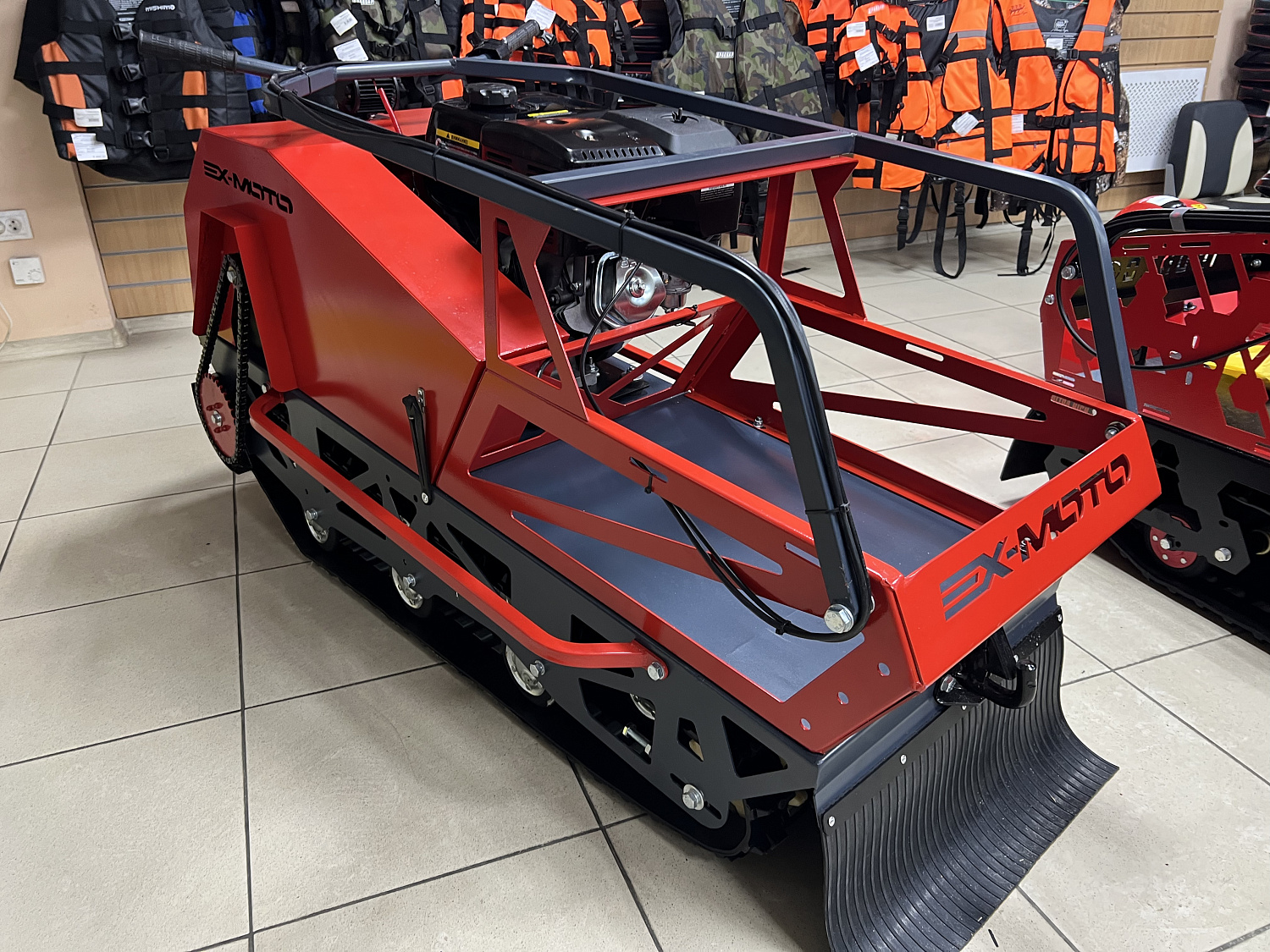 Мотобуксировщик EX-MOTO SNOWDOG S500 15л.с в Орехово-Зуево