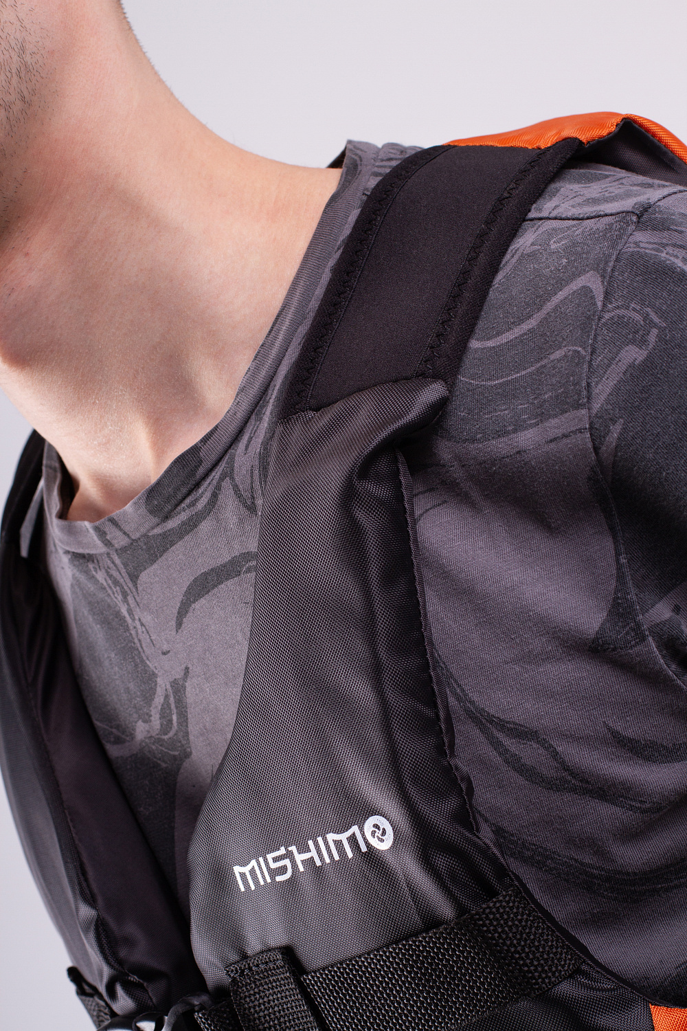 Жилет спасательный MISHIMO PRO Премиум качества Черно-оранжевый в Орехово-Зуево