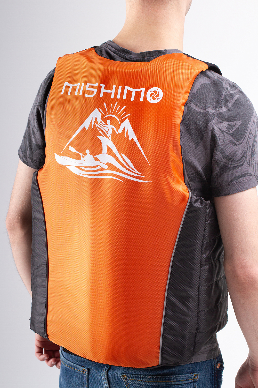 Жилет спасательный MISHIMO PRO Премиум качества Черно-оранжевый в Орехово-Зуево
