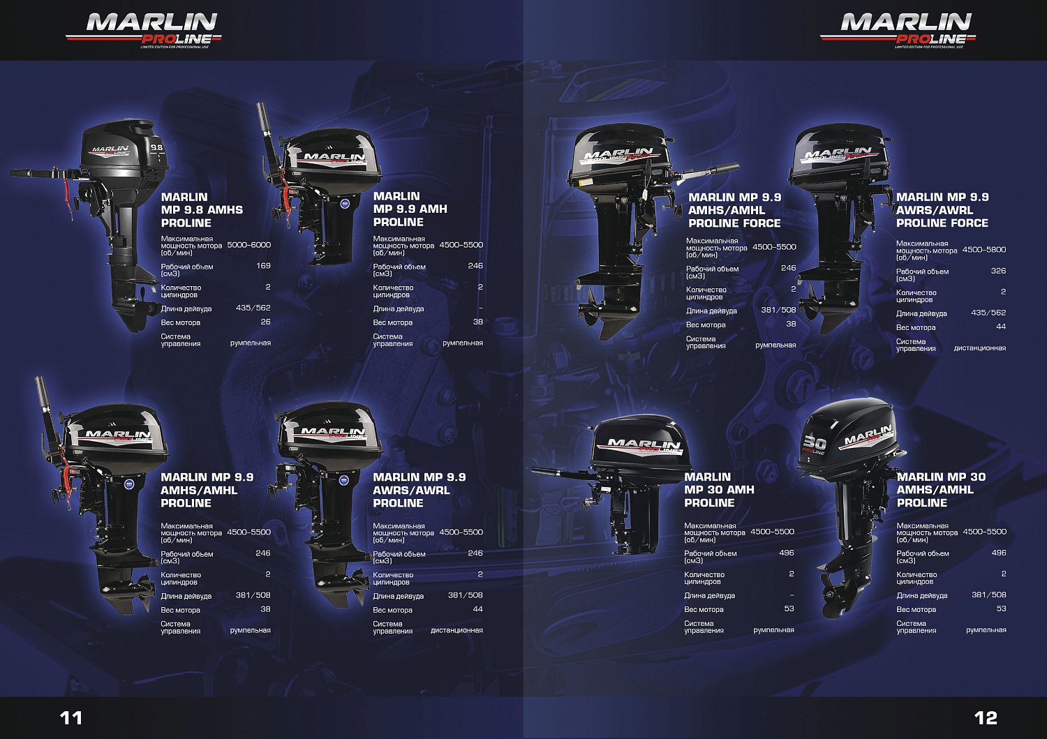 Лодочный мотор MARLIN PROLINE MP 40 AWRS в Орехово-Зуево